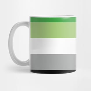 Flag of The Aromantic Pride Mug